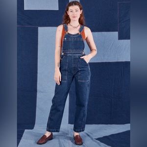 NWOT - Big Bud Press INDIGO DENIM ORIGINAL OVERALLS - DARK WASH size XS